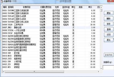 医院管理系统收费功能